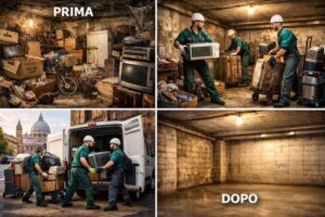 foto svuota cantina prima e dopo