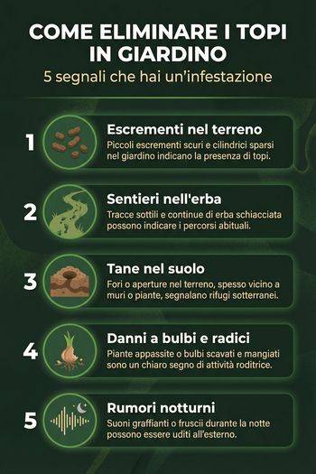 come eliminare i topi dal giardino