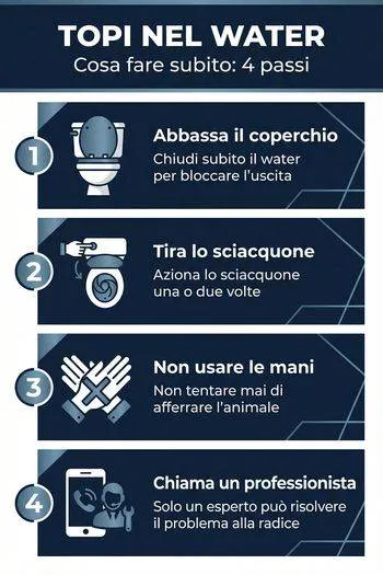 infografica i topi possono uscire dal water