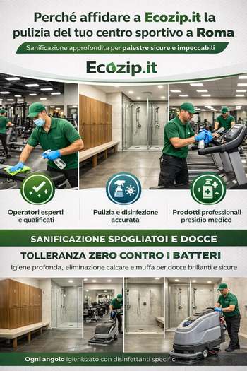 Pulizia palestre e centri sportivi Roma